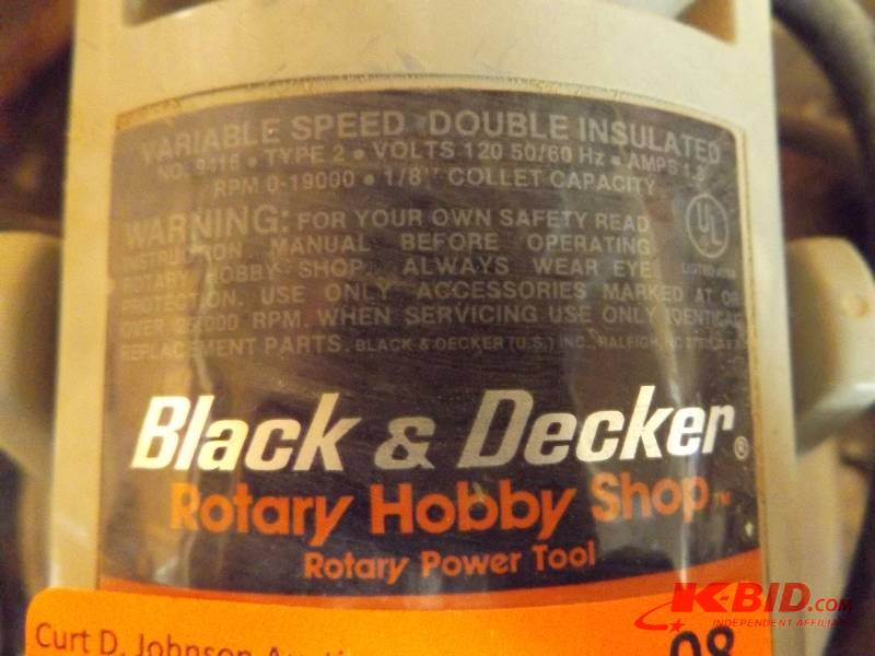 Black & Decker Rotary Hobby Shop