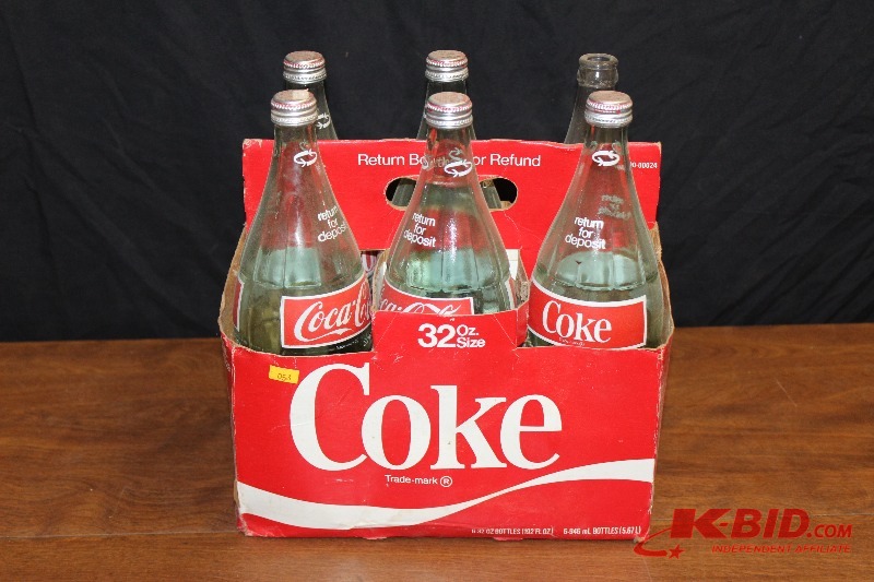 Case of 32 oz. Coke Bottles