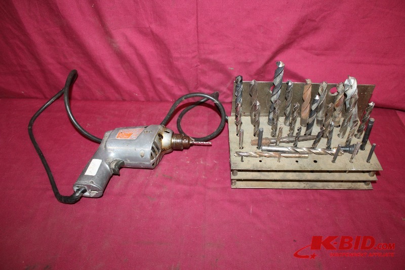 Electric Drill with Drill Bits