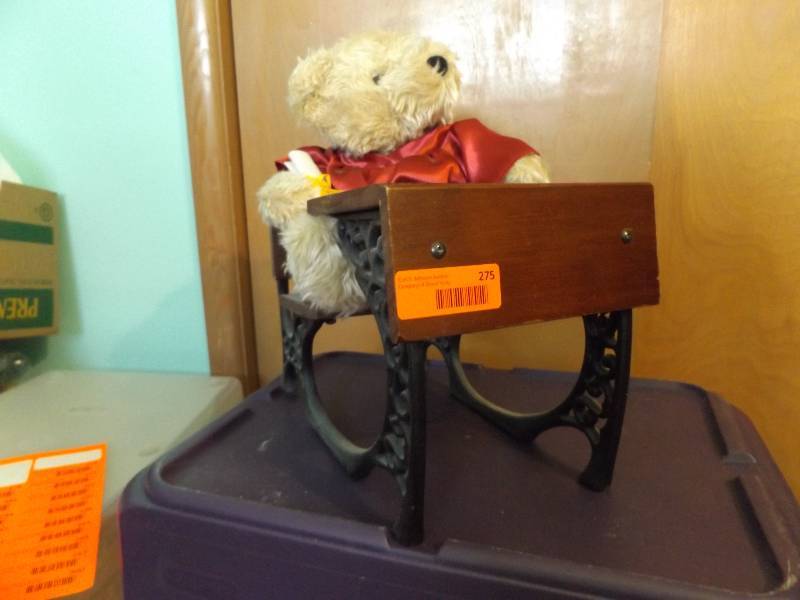Graduation Bear in Desk