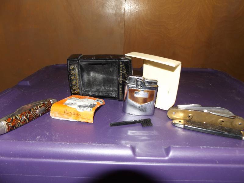 Older Pocket Knives and Lighter