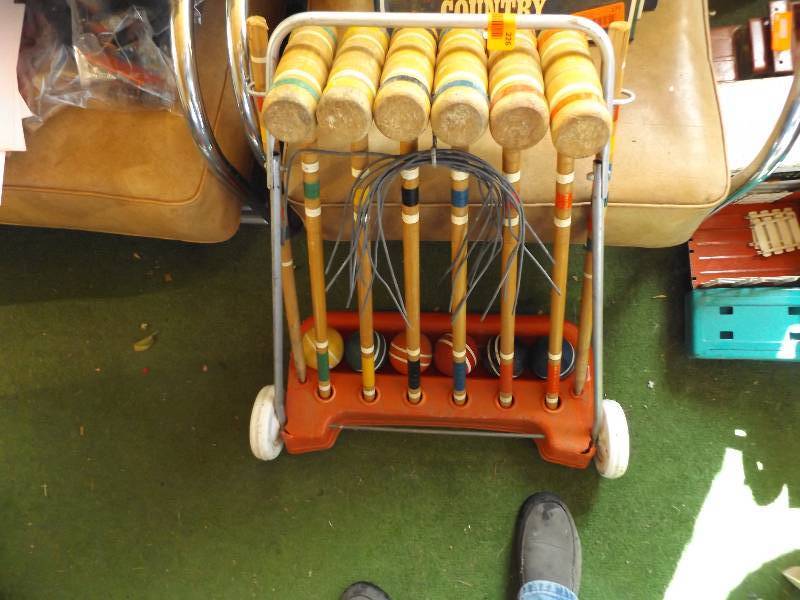 Older Croquet Yard Game