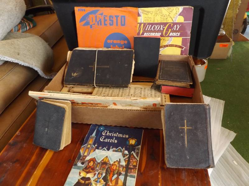 Old Bibles and Music Books
