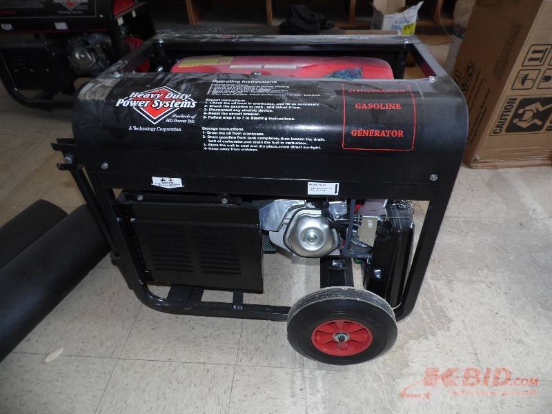 lot 1 image: Model HDG9000ER 15 HP Contractors series Industrial, gas powered Generator
