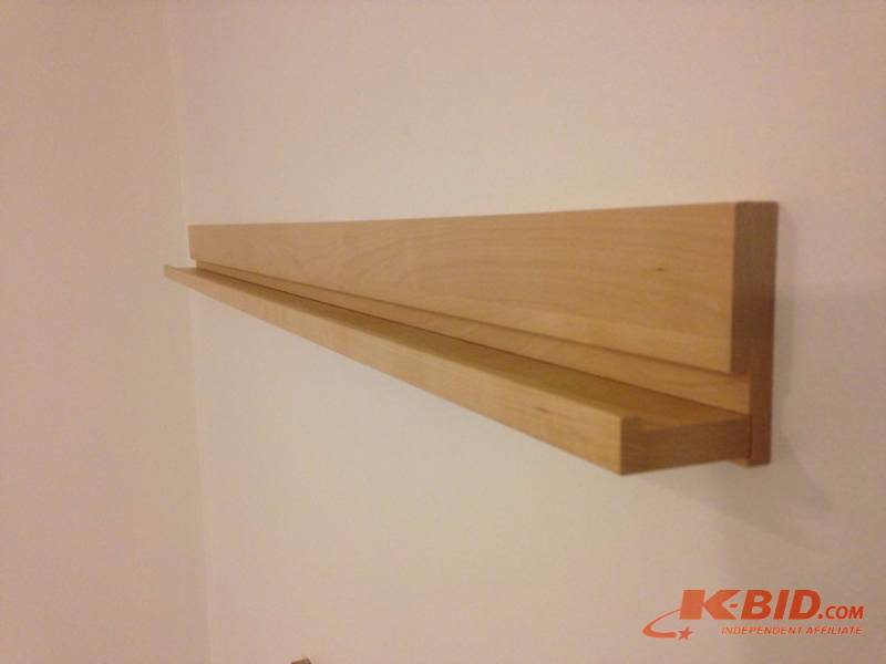 lot 17 image: Lot of (3) bookshelves. 46 12in long by 312...