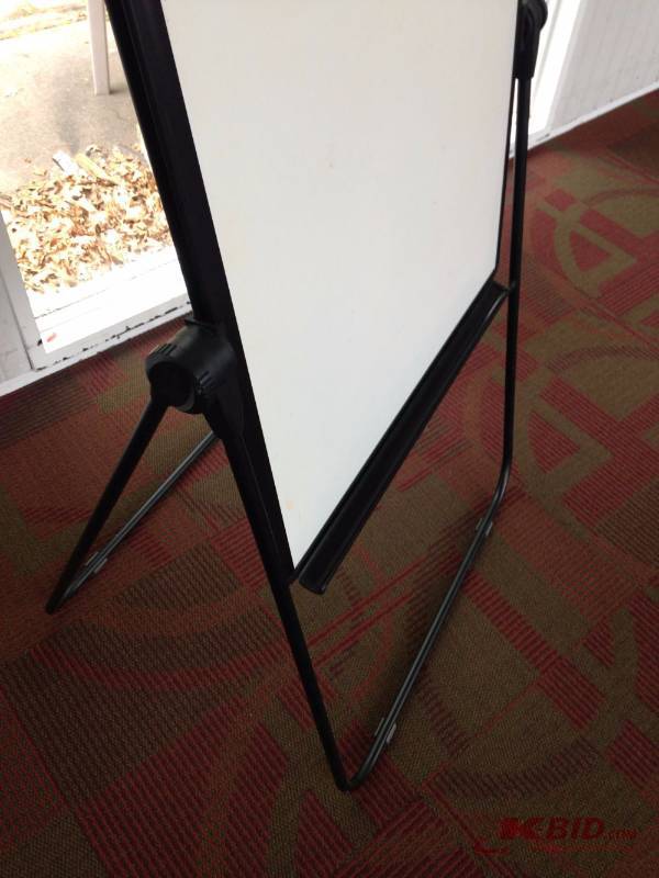 lot 20 image: Quartet two sided whiteboard. Folds down for ...