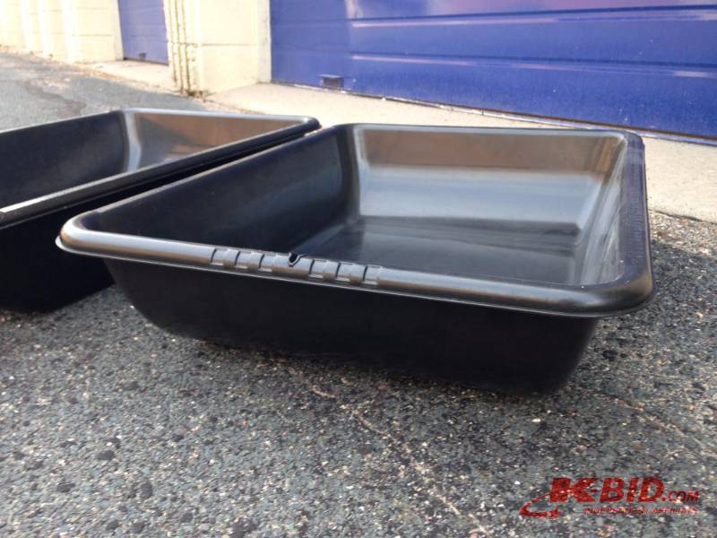 lot 151 image: Lot of (2) Storage Bins Measuring 27" Lo...