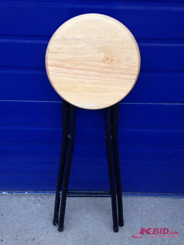 lot 155 image: High Bar Stool 30" Tall Folding...