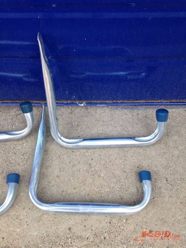 lot 158 image: Lot of (12) Metal Wall Hooks for Garage Stora...