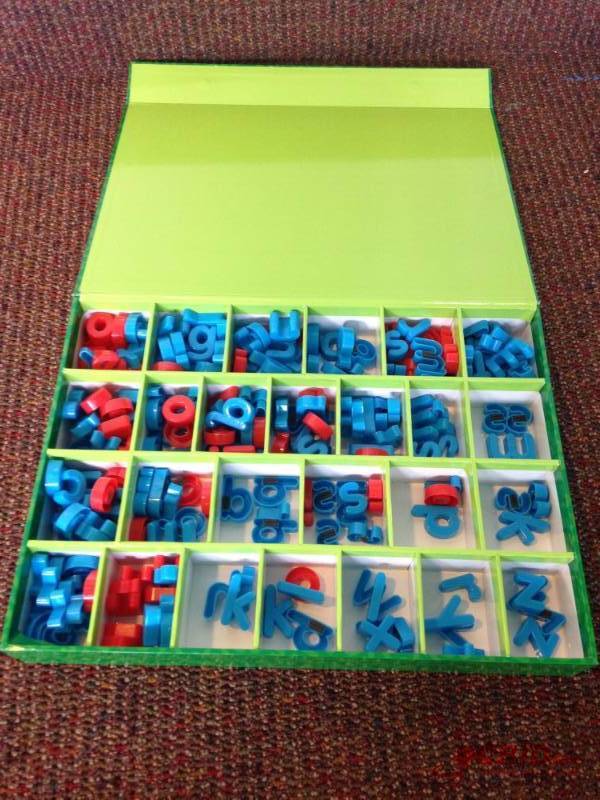 lot 124 image: Lakeshore Classroom Magnetic Letters Kit. Unk...