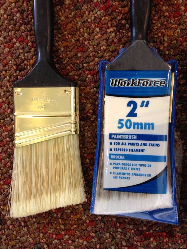 lot 137 image: Lot of (3) paintbrushes. Contains 1 All Pro N...