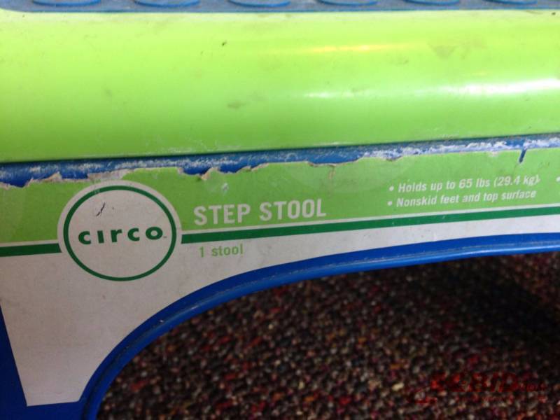 lot 138 image: Lot of (2) Circo step stools. Weight capacity...