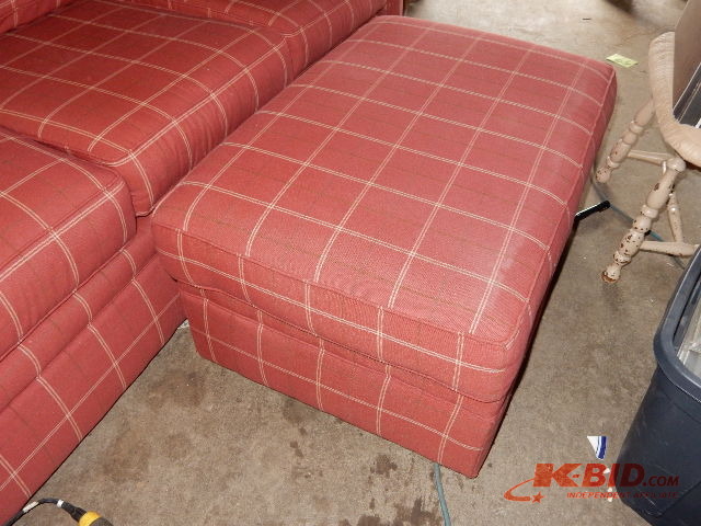 Sofa and Matching Ottoman