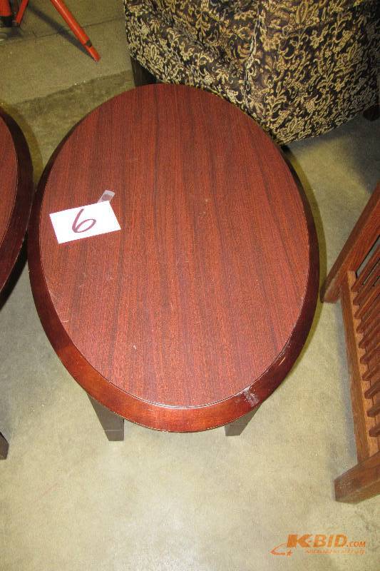 2 nice simulated wood coffee tables