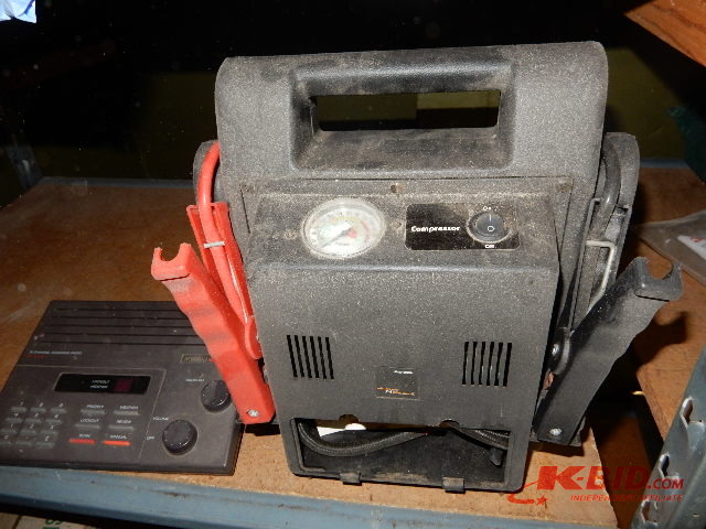 Portable Air compressor and Police band radio