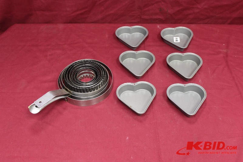 Ring Molds, Cookie Cutters, Heart Pans