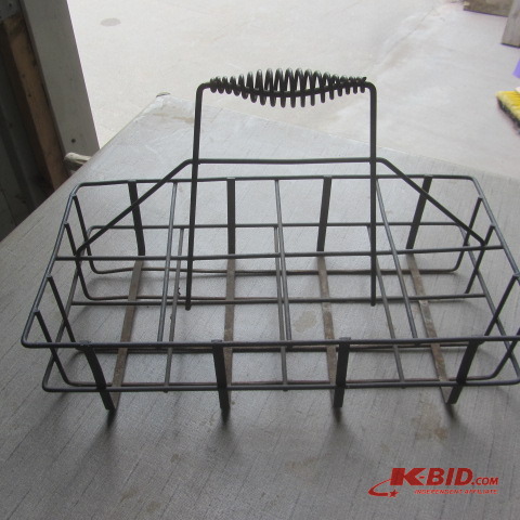 lot 92 image: Vintage Milk Bottle Carrier
