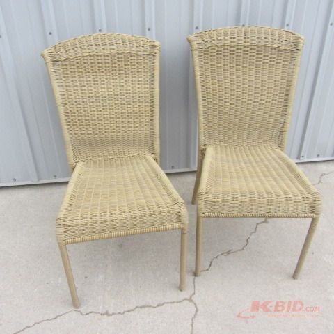 lot 117 image: Rattan Chairs
