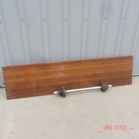 lot 125 image: Wainscoting, Barbell