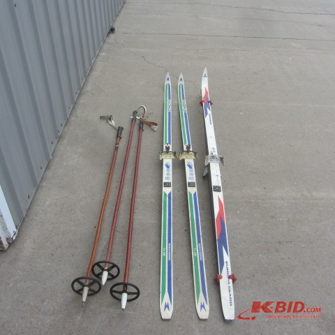 lot 131 image: Cross Country Skis, Boots
