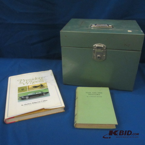 lot 141 image: File Box, Coffee Table Books