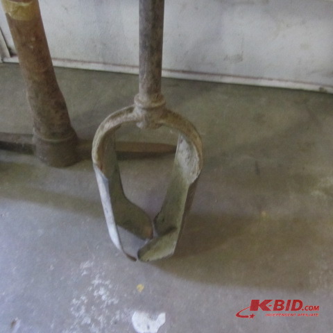 lot 99 image: Post Hole, Pick Ax, Sledge