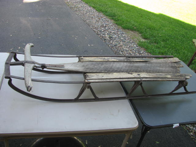 Vintage snow sled