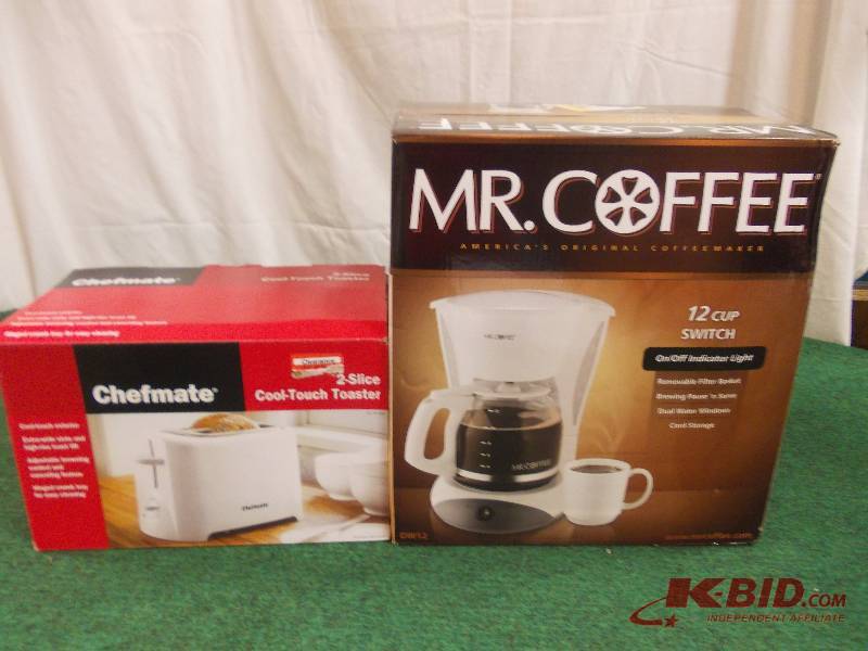 Coffee Maker & Toaster
