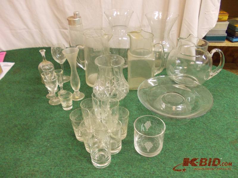 Box Lot Glassware