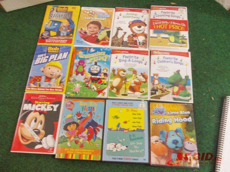Box Lot - Kids DVDs