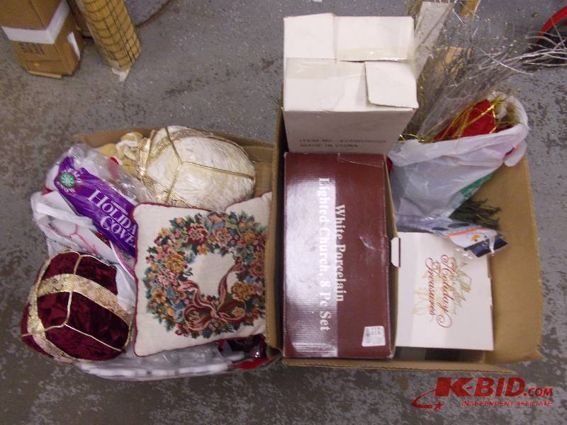 2-Boxes FULL Of Christmas Related