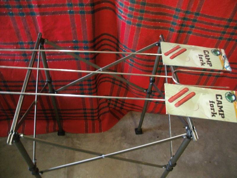 Stand For Camp stove, Campfire Forks