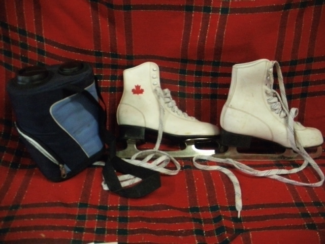 Ice Skates & Water Bottle