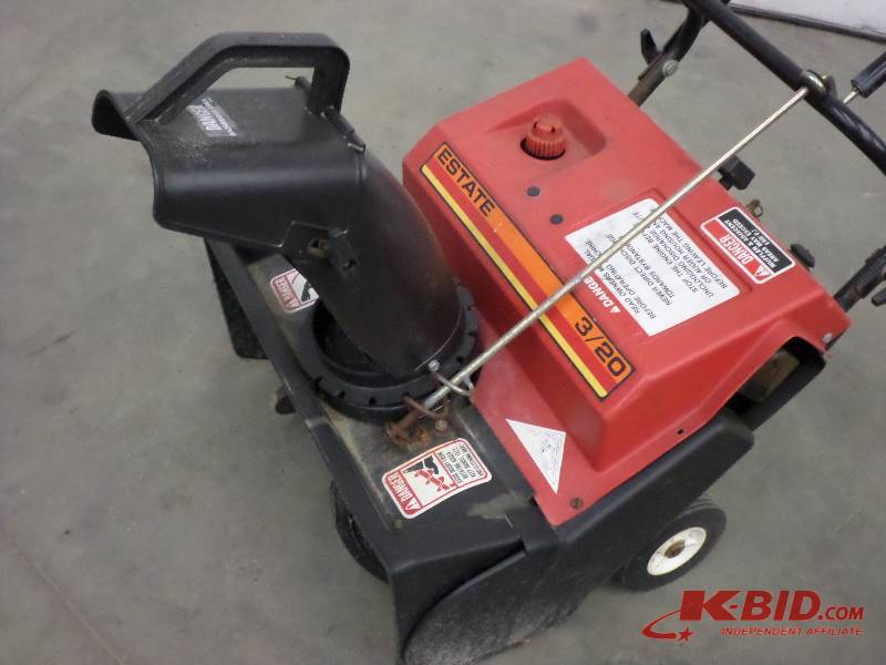 Estate 320 Snowblower, 3HP Electri...