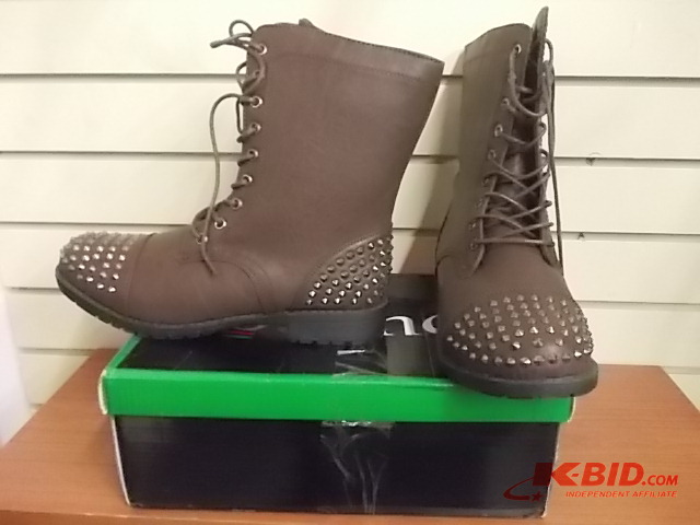 Bucco Studded Combat Boot - Size 8-12