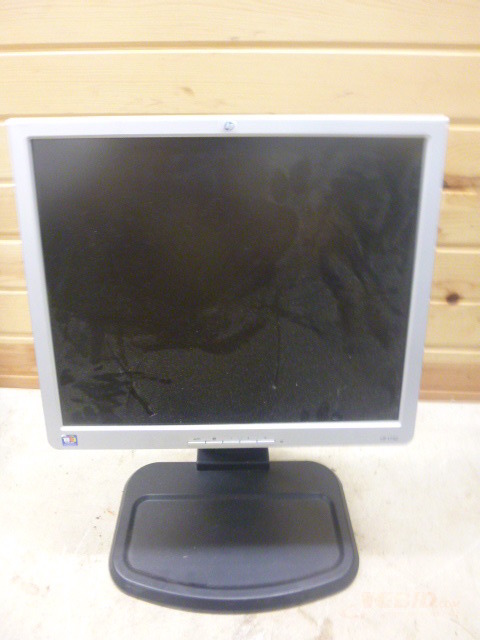 lot 7 image: Hewlett Packard LCD Flat Screen Monitor