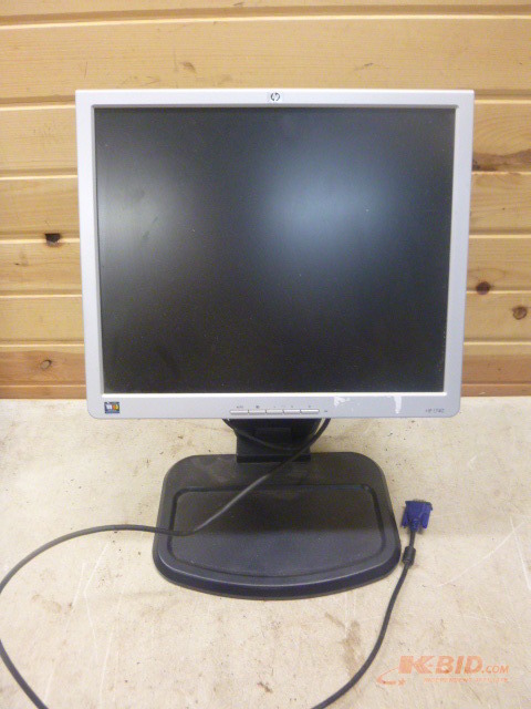 lot 8 image: Hewlett Packard LCD Flat Screen Monitor