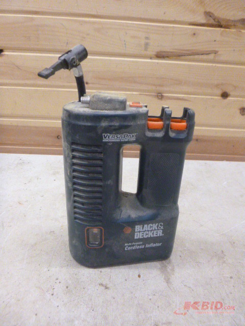lot 36 image: Black & Decker Multi-Purpose Cordless Inflator
