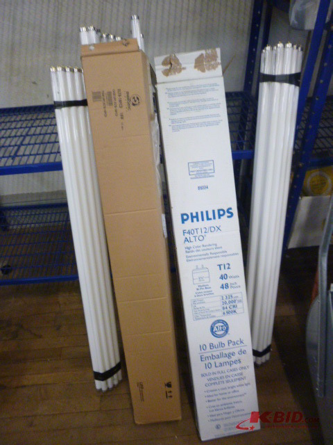 lot 75 image: Phillips Fluorescent Light Bulbs