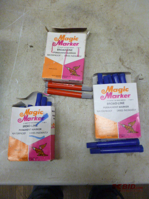lot 90 image: 3 Boxes of Markers