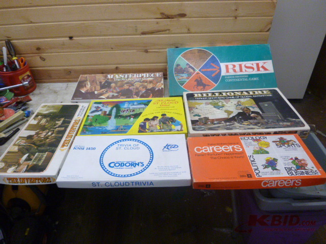 lot 125 image: 7 Board Games