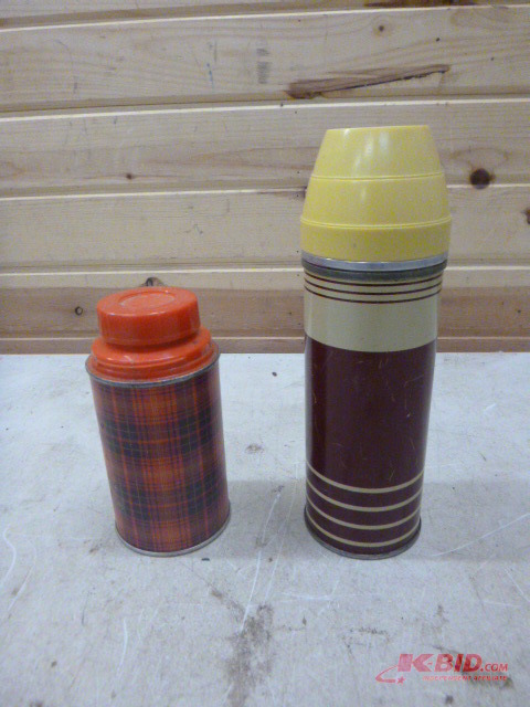 lot 163 image: 2 Old Thermos Containers