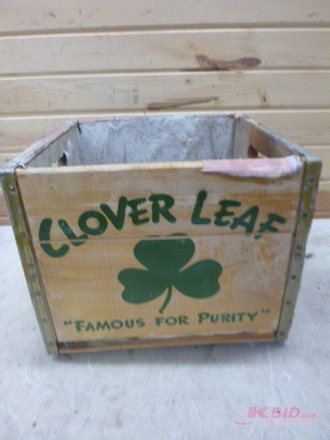 lot 181 image: Clover Leaf Milk Crate