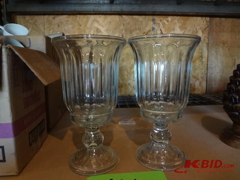 Pair of Large Glass