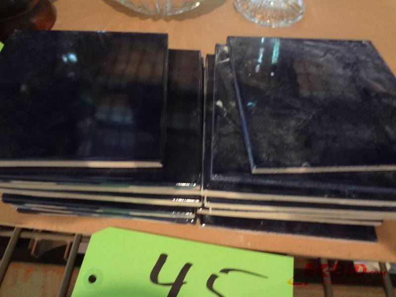 Lot of Dark Blue Tile