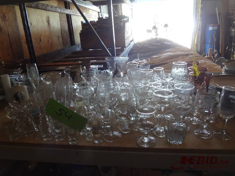 Huge Lot of Glass Ware