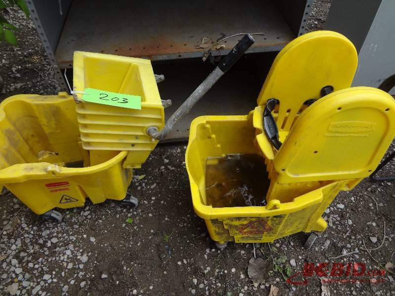 Pair of Mop Buckets