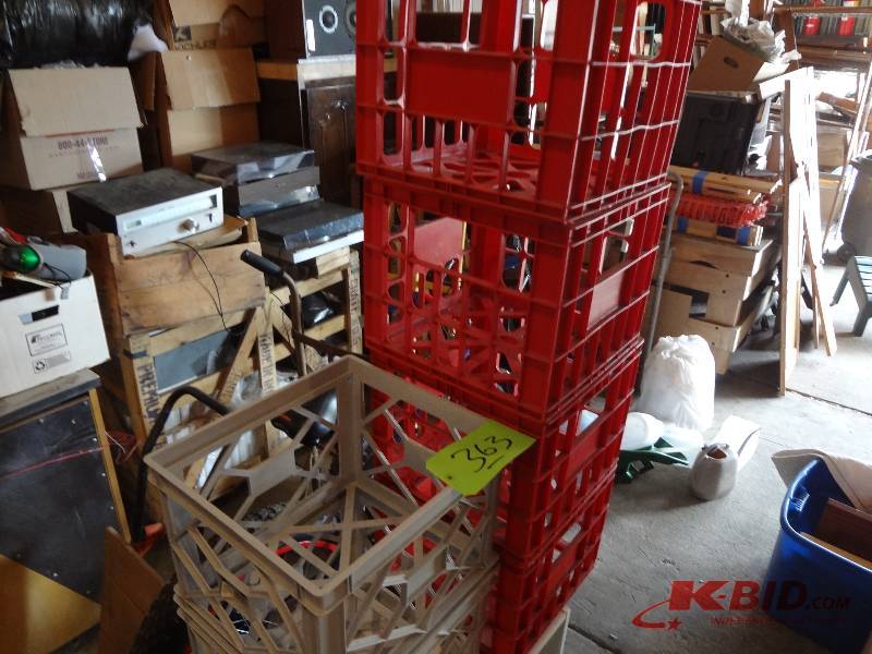 Lot of Plastic Crates