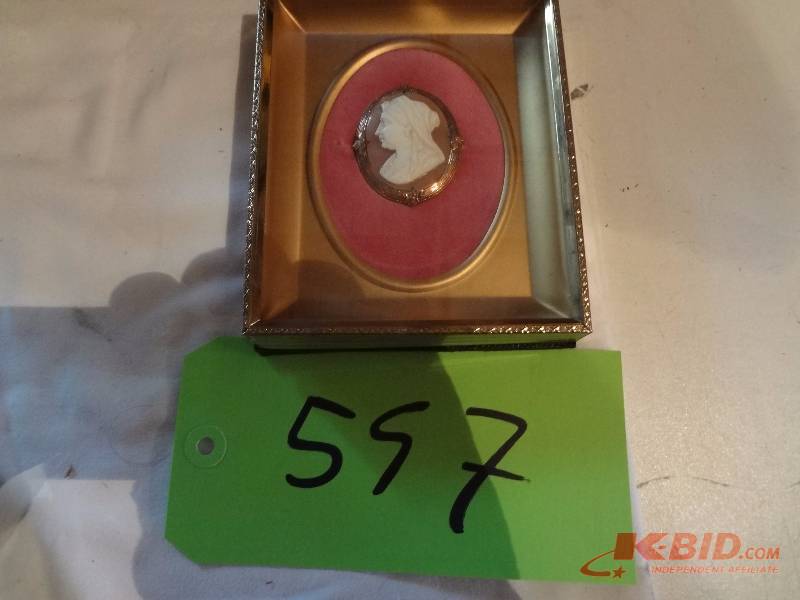 Real Antique Cameo Brooch