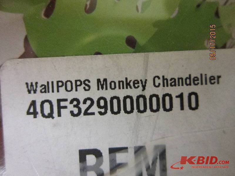Wall POPS Monkey Chandelier